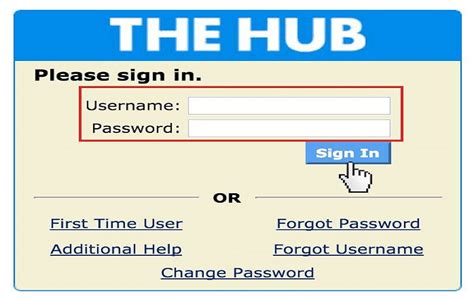 hub sign in.